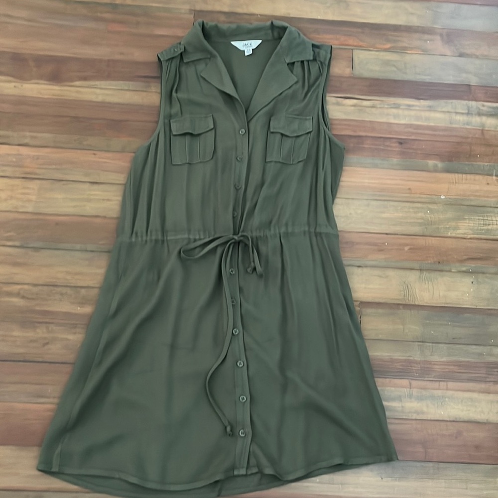 Jack by BB Dakota Military Style Dress XS EUC